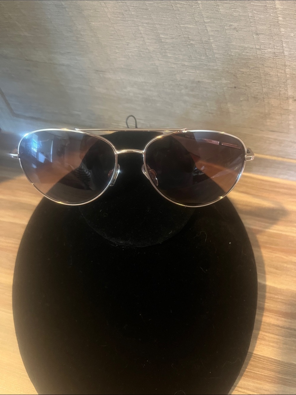 Men's Silver Aviator V.W.E. No Line Reading Sunglasses with Brown Gradient Lens